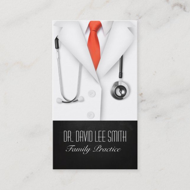 Tarjeta De Visita Medical doctor practice / Medical Care (Anverso)