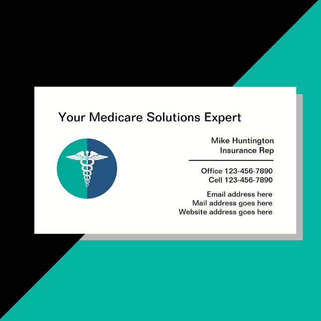 Tarjeta De Visita Medicare Healthcare Solutions Rep (Subido por el creador)