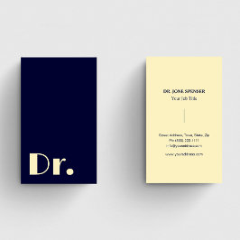 Tarjeta De Visita Médicas Profesional de la atención de la salud Dar