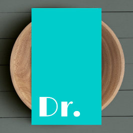Tarjeta De Visita Médicas Servicios médicos Limpieza azul y blanco