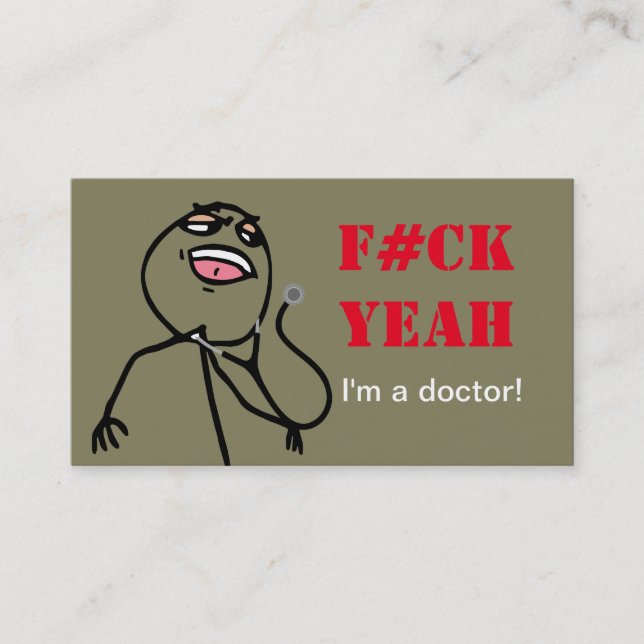 Tarjeta De Visita Médico (Anverso)