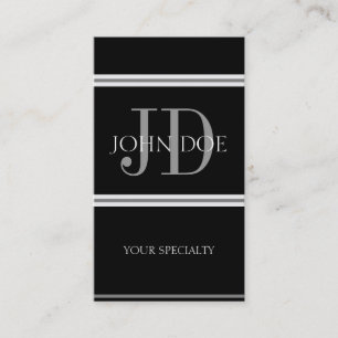 Tarjeta De Visita Médico B/B vertical