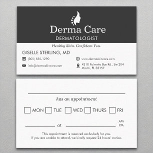 Tarjeta De Visita Médico de la piel Dermatólogo