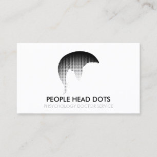 Tarjeta De Visita Médico de Psicología Clínica Moderna