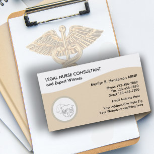 Tarjeta De Visita Médico legal de la enfermera