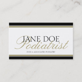 Tarjeta De Visita Médico Médico MD Gold - Letras disponibles -