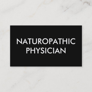 Tarjeta De Visita médico naturopathic