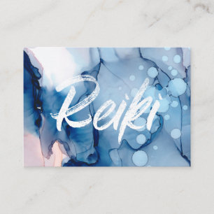 Tarjeta De Visita Médico o amo de Reiki del curador de la energía