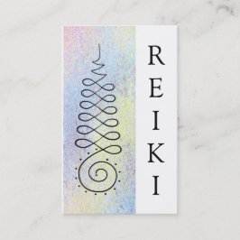 Tarjeta De Visita Médico o amo sagrado de Reiki de la geometría del