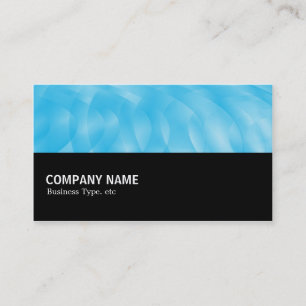 Tarjeta De Visita Medio camino 0112 - Curvas azules