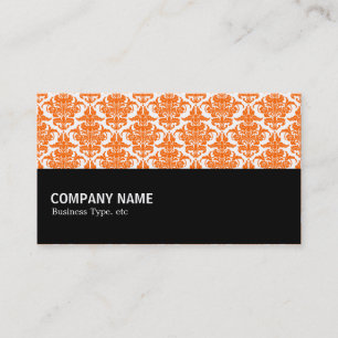 Tarjeta De Visita Medio camino 055 - Naranja Damask