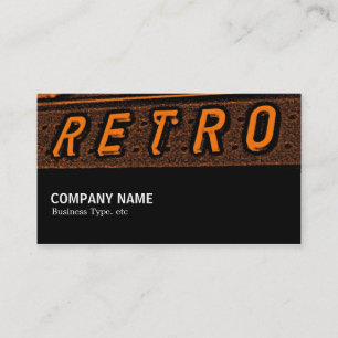 Tarjeta De Visita Medio camino 095 - Retro es Naranja 02