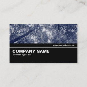 Tarjeta De Visita Medio camino V2 014 - Otoño Azul