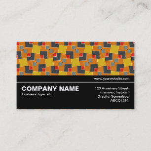 Tarjeta De Visita Medio camino V3 017 - Patrón geométrico 03