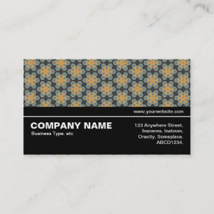 Tarjeta De Visita Medio camino V3 030 - Patrón geométrico 016