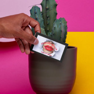 Tarjeta De Visita Medios sociales, artista de maquillaje de moda cód