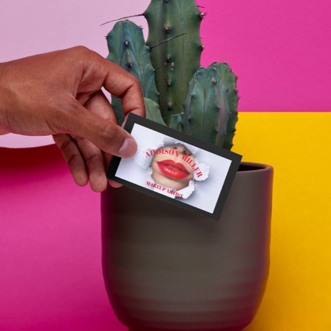 Tarjeta De Visita Medios sociales, artista de maquillaje de moda cód (Subido por el creador)
