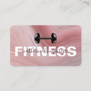 Tarjeta De Visita Medios sociales del formador de gimnasia femenina