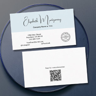 Tarjeta De Visita Medios sociales modernos