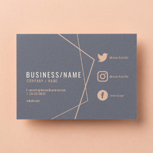 Tarjeta De Visita Medios sociales rusos