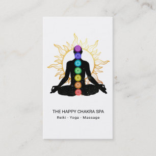 Tarjeta De Visita *~* Meditación curativa de Chakra Sol de Lotus Po