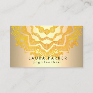 Tarjeta De Visita Meditación de la yoga de la flor de Lotus de la