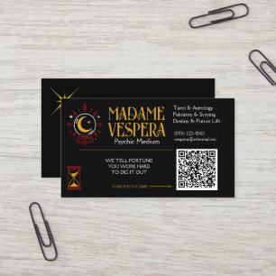 Tarjeta De Visita Médium Psíquico