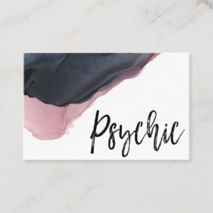 Tarjeta De Visita *~* Medium Psíquico Lector Intuitivo de Acuarela