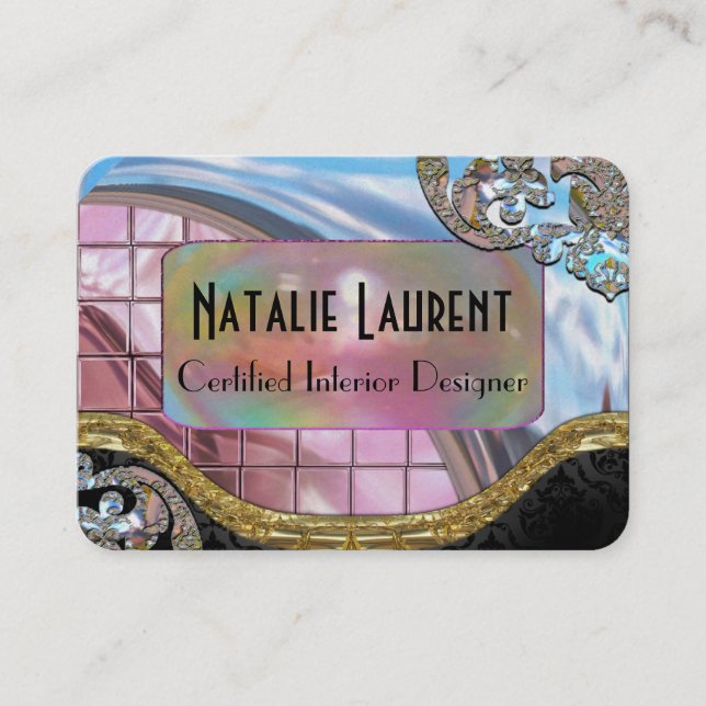 Tarjeta De Visita Megacoppa Pearl Professional 3,5" x 2,5" (Anverso)