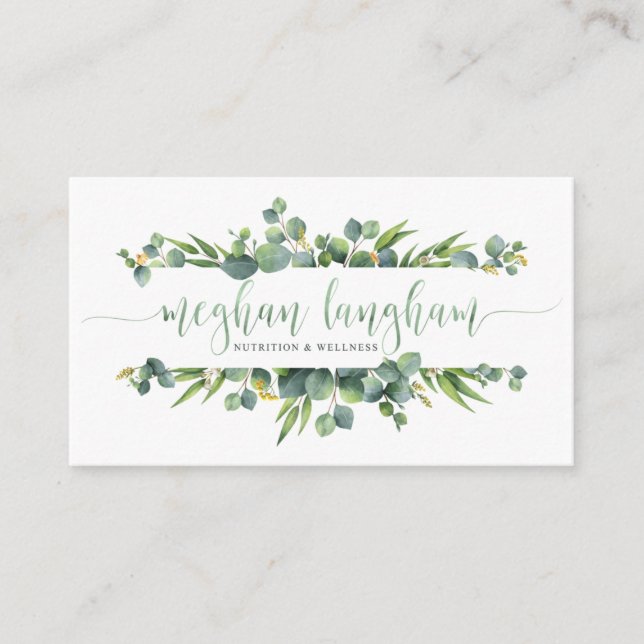 Tarjeta De Visita Meghan Langham (Anverso)