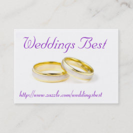 Tarjeta De Visita Mejor boda