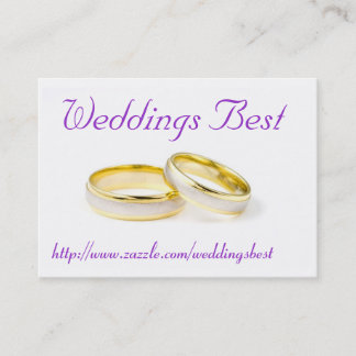 Tarjeta De Visita Mejor boda