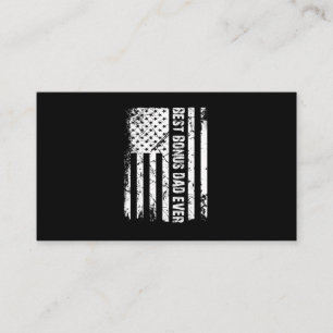 Tarjeta De Visita Mejor Bono para Papá Noel Camiseta De Bandera Est