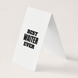 Tarjeta De Visita mejor camarero de todos los tiempos