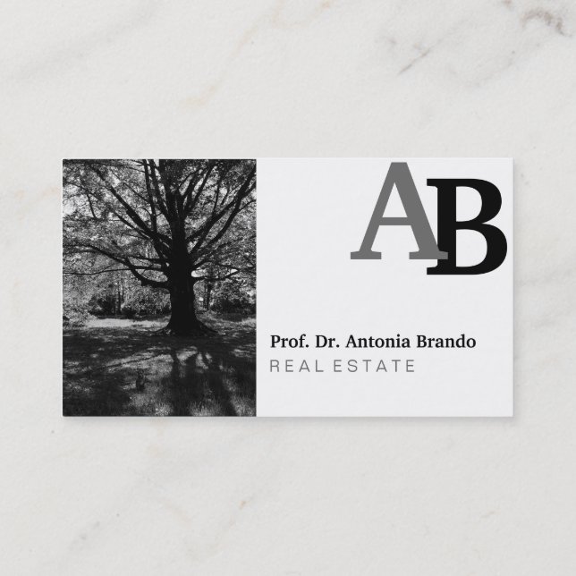 Tarjeta De Visita Mejor con imágenes retratadas (Reverso)