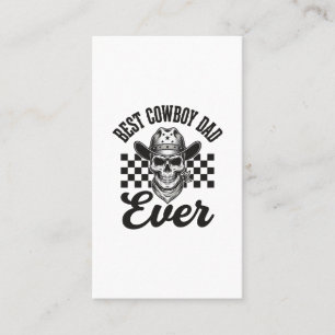 Tarjeta De Visita Mejor diseño de camisa occidental de cráneo para p
