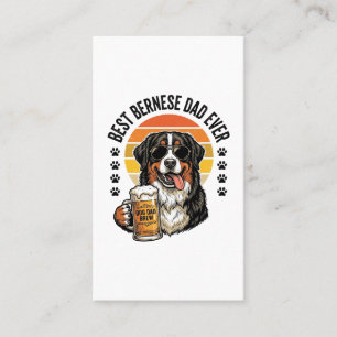 Tarjeta De Visita Mejor diseño de camiseta de cerveza para perro vin