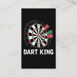 Tarjeta De Visita Mejor jugador de dardos de Dart King