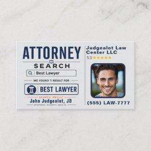 Tarjeta De Visita Mejor mercadeo de publicidad de abogado