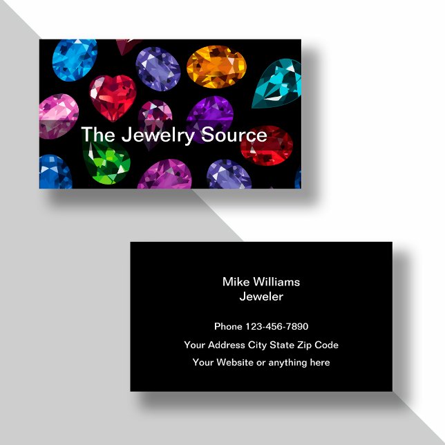 Tarjeta De Visita Mejor Tema Jeweler Nuevo (Subido por el creador)