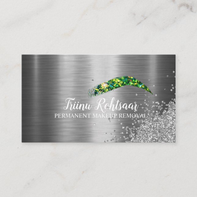 Tarjeta De Visita Mejora de la apariencia con maquillaje permanente (Anverso)