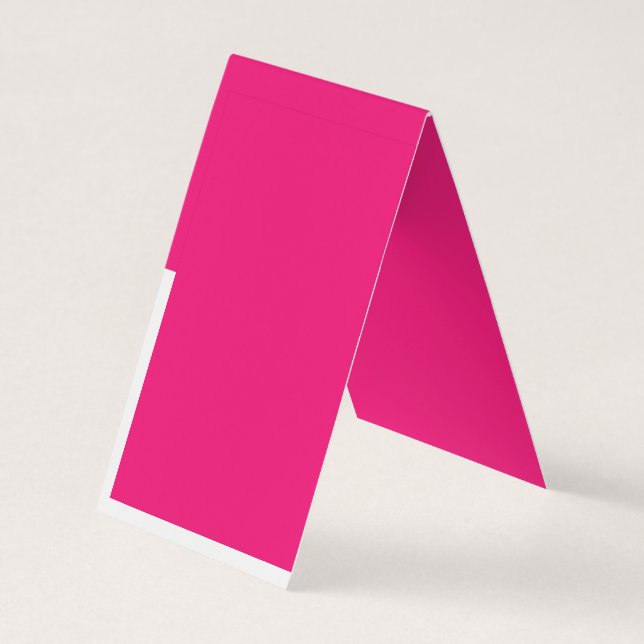 Tarjeta De Visita Mejora tu diseño con fondo rosado (Reverso)