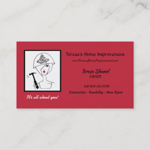 Tarjeta De Visita "Mejora y construcción del hogar" DIVA