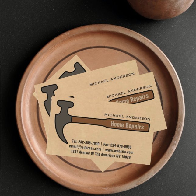 Tarjeta De Visita Mejora y reparación del hogar (Subido por el creador)