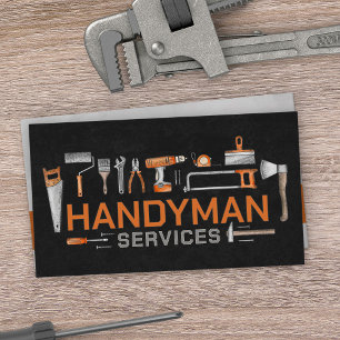 Tarjeta De Visita Mejora y reparación del hogar y servicios de mano
