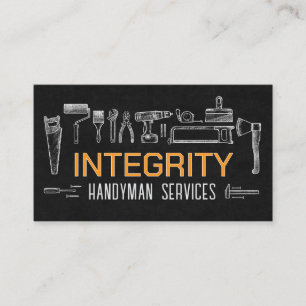 Tarjeta De Visita Mejora y reparación del hogar y servicios de mano