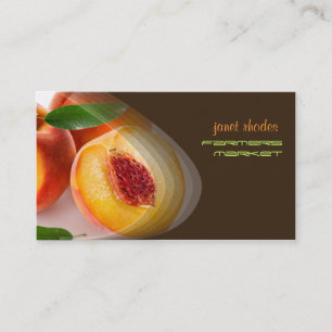 Tarjeta De Visita Melocotones frescos de Prefectly