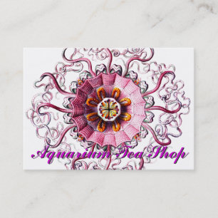 Tarjeta De Visita Melocotones rosados Ernst Haeckel Flor Rosa