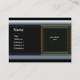 Tarjeta De Visita MEMORIA VIBRANTE DAMASK MONOGRAM Gem azul
