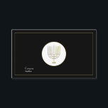 Tarjeta De Visita Menorah<br><div class="desc">La tarjeta de visita Menorah se puede usar para múltiples propósitos. La tarjeta de visita Menorah es totalmente de personalizable. Diseñado por Norman Reutter</div>